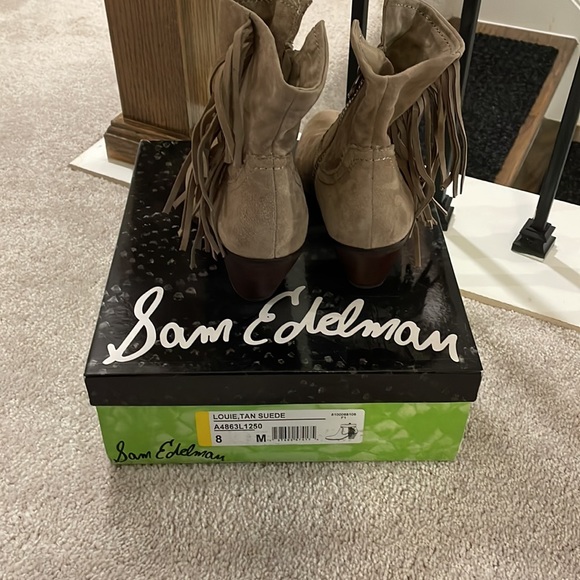 Sam Edelman tan suede boots - Picture 2 of 8